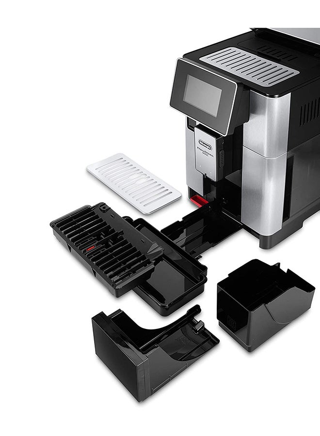 De'Longhi PrimaDonna Soul Automatic Coffee Maker 2.2 L 1450.0 W ECAM610.75 Silver/Black  - Image 3