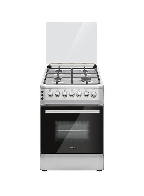 4 Gas Burners Cooker AFGR6075SFSD Black / Silver