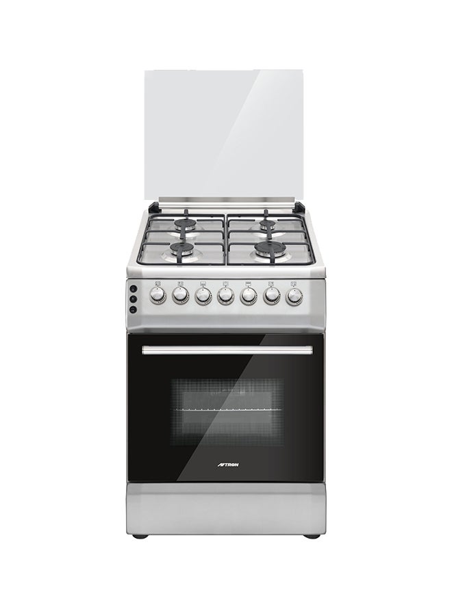 AFTRON - 4 Gas Burners Cooker AFGR6075SFSD Black / Silver - Image 1