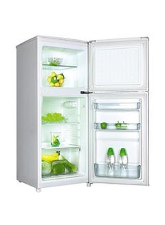 AFTRON Double Door Top Freezer Refrigerator AFR605HS White 