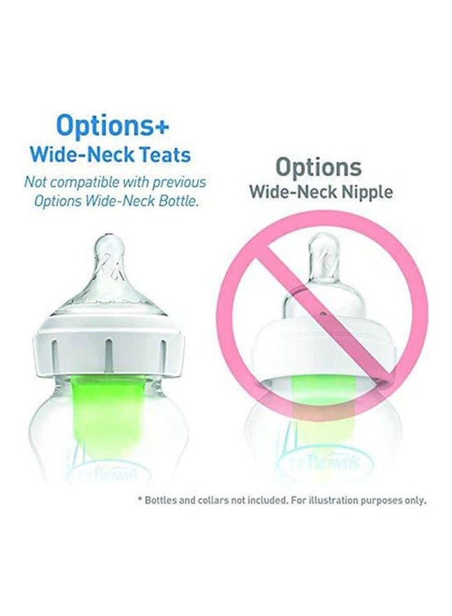 Wide Neck Options + Level 2 Teats Pack Of 2