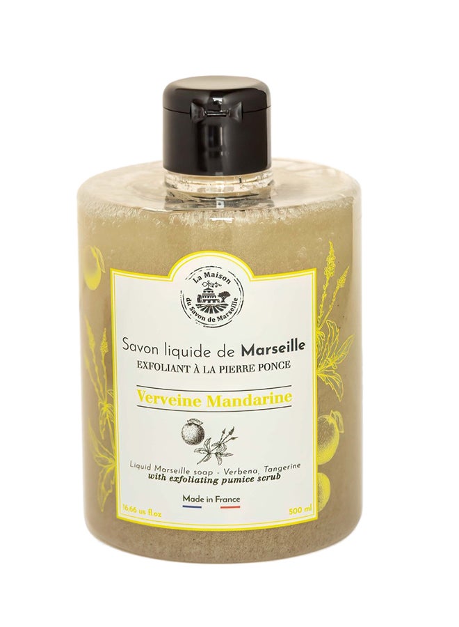 La Maison du Savon de Marseille Verveine Mandarine Extrafoliate Liquid Soap Multicolour 500ml  - Image 1