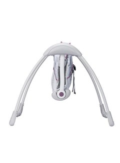 Mastela Deluxe Portable Baby Swing Automatic For Newborn To Toddler With Music And Lying Position  - White  - Image 5