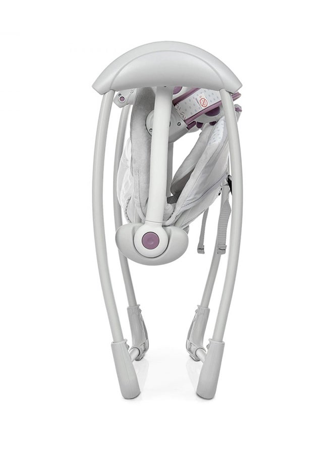 Mastela - Deluxe Portable Baby Swing Automatic For Newborn To Toddler With Music And Lying Position  - White - Image 1