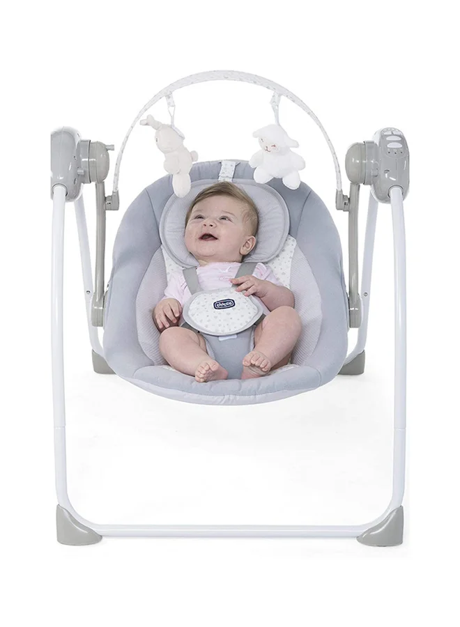 Chicco Swing Relax & Play 0-6M, Cool Grey