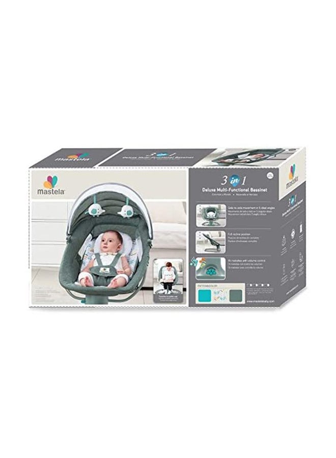 ماستيلا سرير أطفال سوينغ بسرير كاردل 3 في 1 متعدد الوظائف للأطفال حديثي الولادة إلى الأطفال الصغار - Image 5