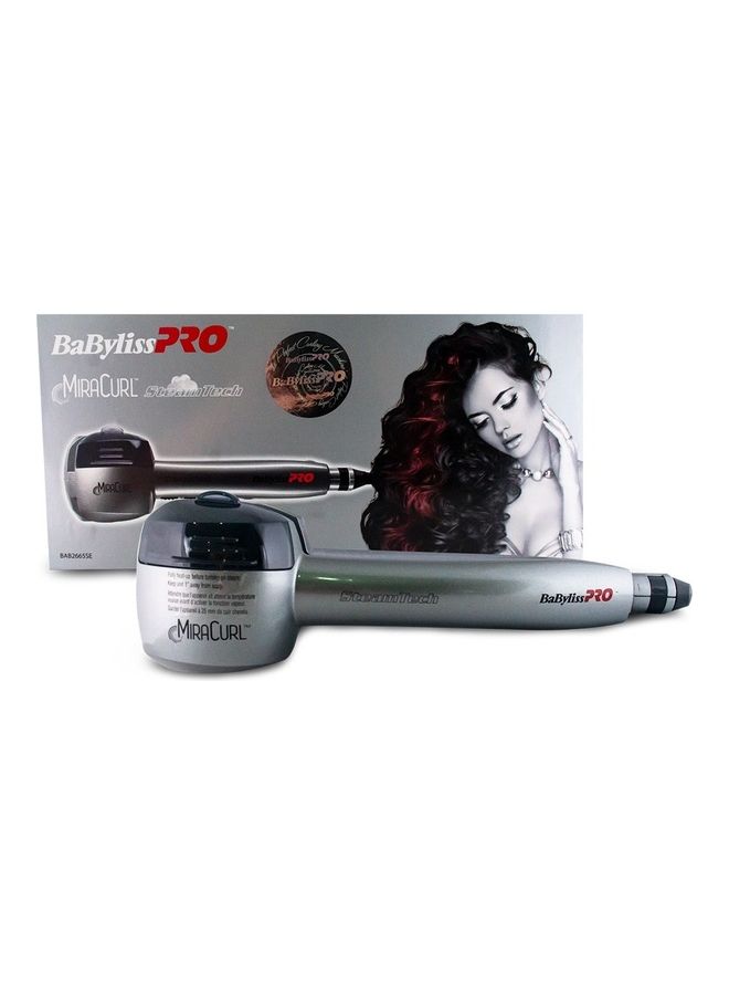 babyliss - Miracurl SteamTech Hair Curler, 150°C Silver 0.8kg - Image 1