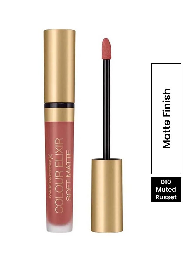 Max Factor Soft Matte Lipstick 010 Muted Russet  - Image 1