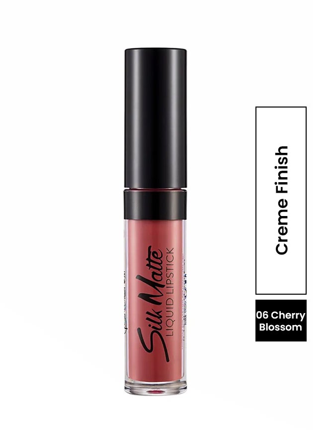 flormar Silk Matte Liquid Lipstick 06 Cherry Blossom - Image 1