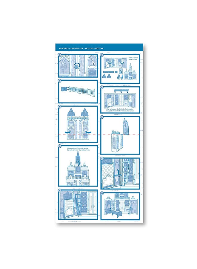 Disney - Frozen Fold And Go Arendelle Castle Playset Inspired By Frozen 2 Movie, Portable Play - Toy For Kids Ages 3 And Up 11.4x48.3x38.1cm - Image 1
