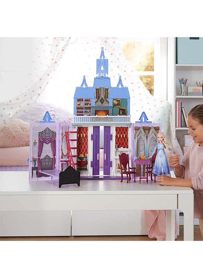 Disney - Frozen Fold And Go Arendelle Castle Playset Inspired By Frozen 2 Movie, Portable Play - Toy For Kids Ages 3 And Up 11.4x48.3x38.1cm - Image 1