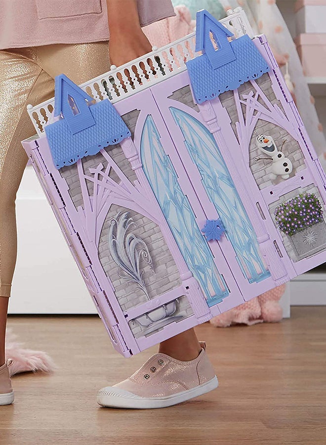 Disney - Frozen Fold And Go Arendelle Castle Playset Inspired By Frozen 2 Movie, Portable Play - Toy For Kids Ages 3 And Up 11.4x48.3x38.1cm - Image 1
