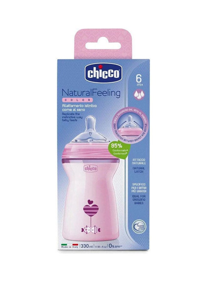 Chicco - Natural Feeling Baby Bottle 6M+ - Image 1