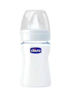 Chicco Baby Bottle And Glass Wellbeing Silicon + 0Mesi  - Image 1