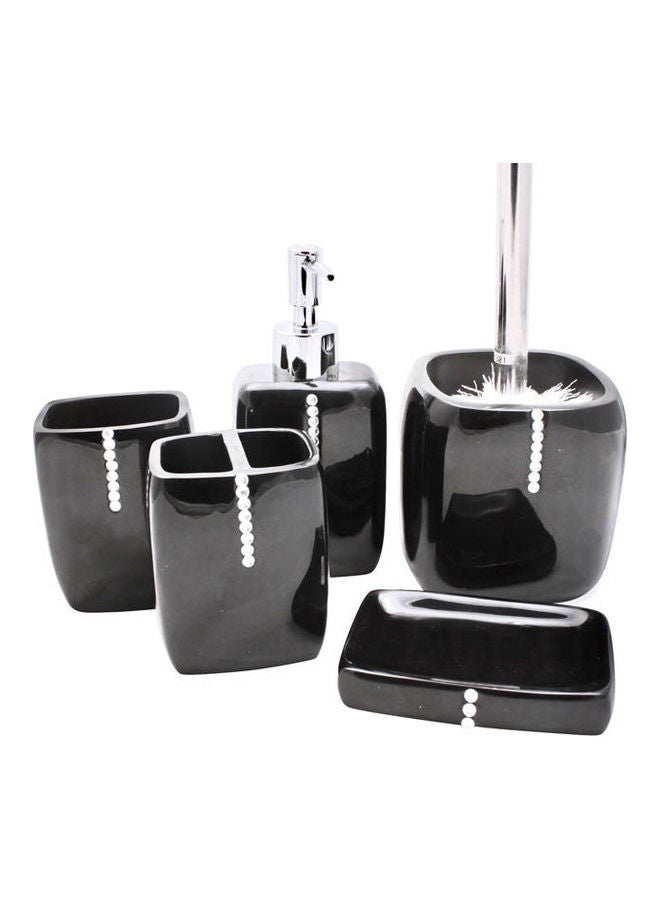 Bathroom Accessories Set Errn 0287 Black  - Image 1