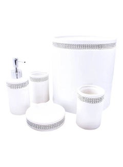 Generic Bathroom Accessories Set Errn 0308 White 
