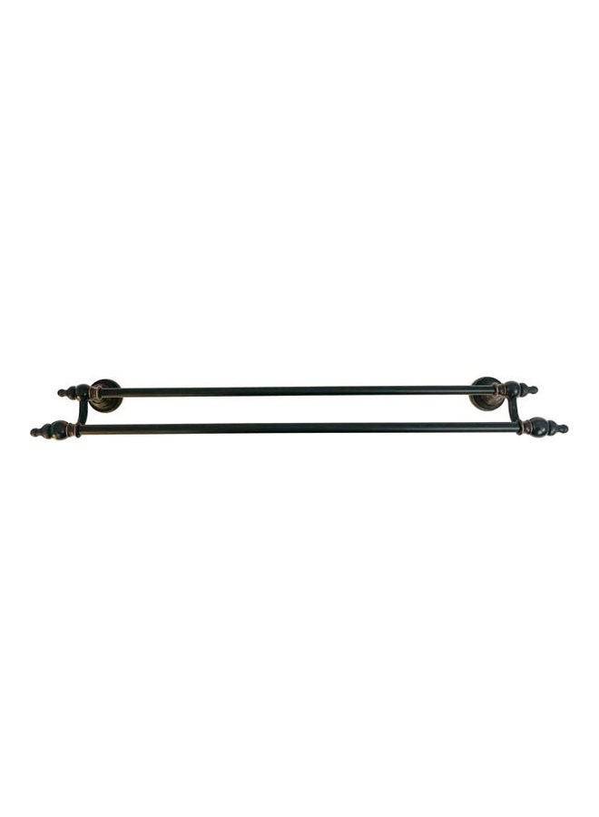سياج Double Towel Bar 17525 Black  - Image 1