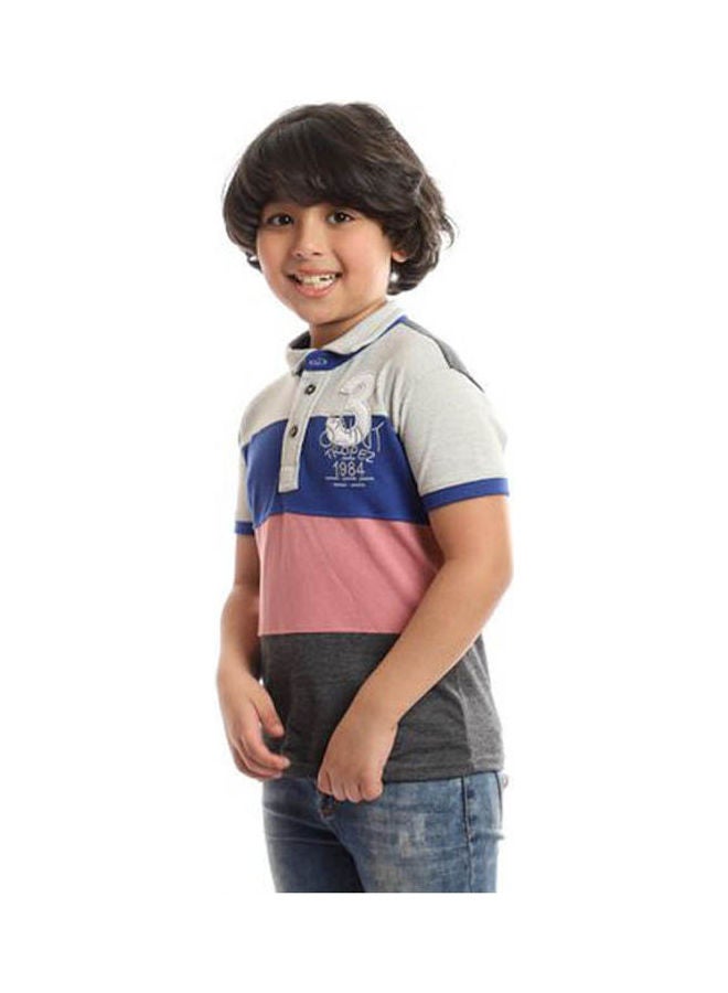 Caesar Collared Neck Polo Shirt Multicolour  - Image 4