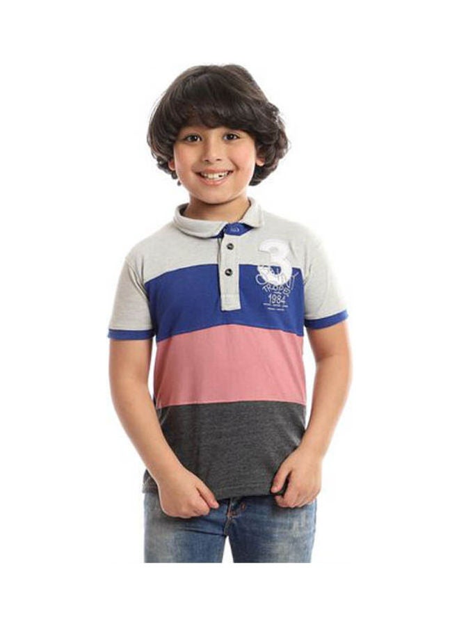 Caesar Collared Neck Polo Shirt Multicolour  - Image 1