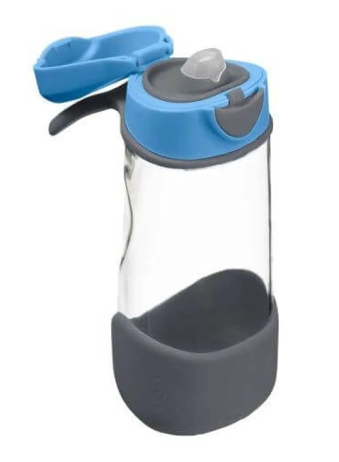 بي بوكس زجاجة فوهة باللون الأزرق