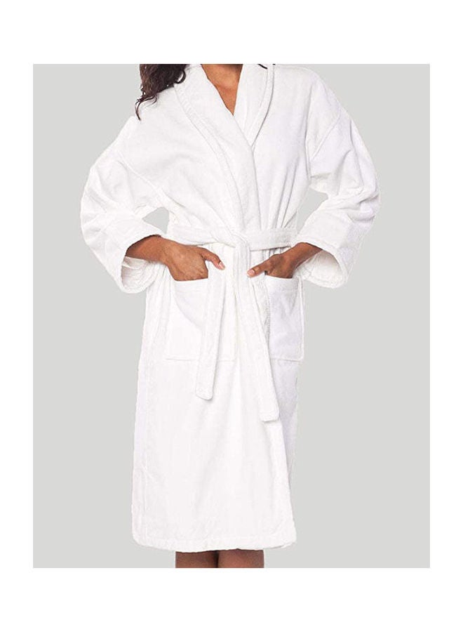 Egyptian Cotton Solid Pattern White - Image 1