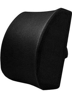 Generic Foam Lumbar Support Back Cushion combination Black 32x34x12cm  - Image 1