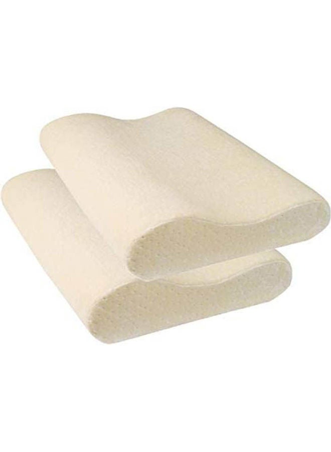 Memory Pillow 2 Piece Set combination White