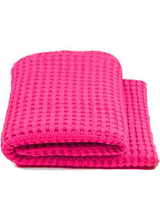 Egyptian Cotton Solid Patten Bed Spread combination Pink