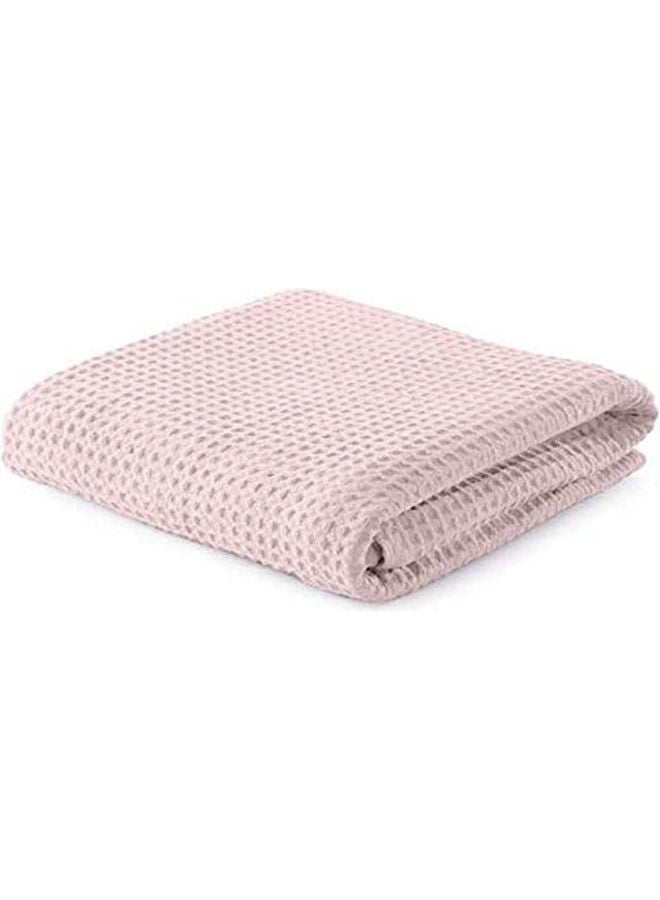 Egyptian Cotton Solid Patten Bed Spread combination Light Pink