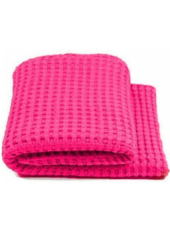 Egyptian Cotton Solid Patten Bed Spread Combination Pink