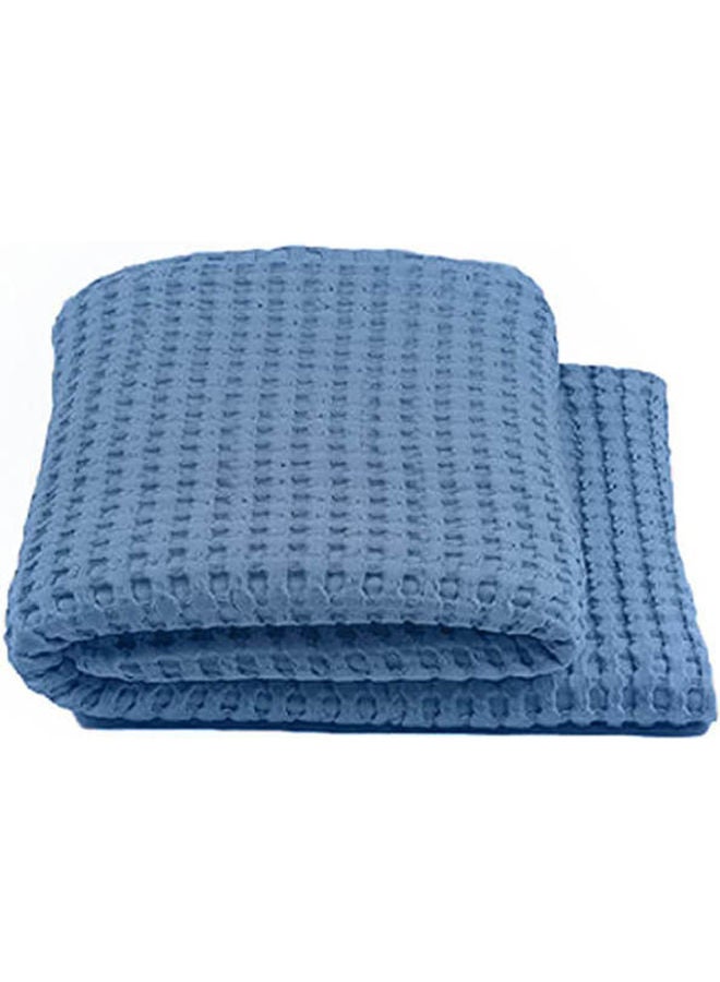 Solid Double Bedspread combination Dark Green