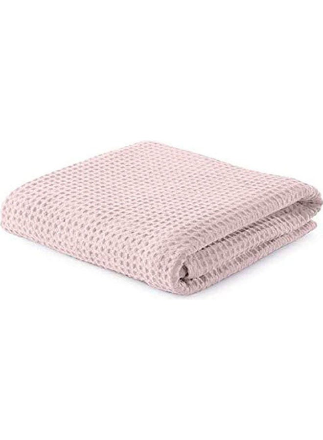 Egyptian Cotton Solid Patten Bedspread cotton Pink