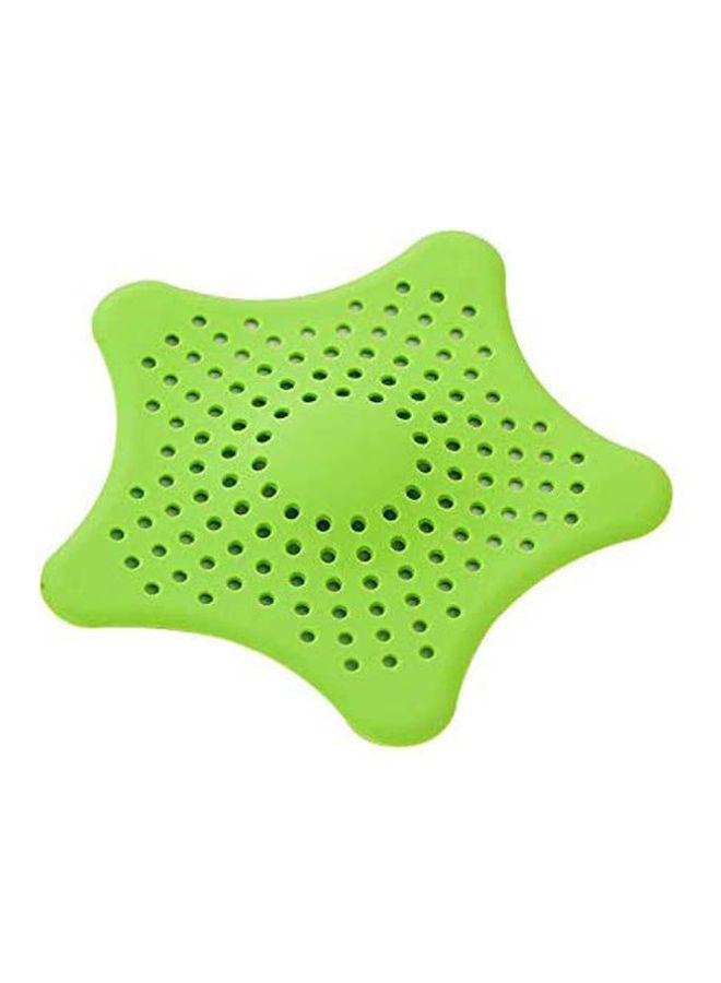 Creative Pentagram Kitchen Sink To Prevent Clogging Ground Drain Sewer Filtration Network Sea Star Silica Gel Floor Drain Green 