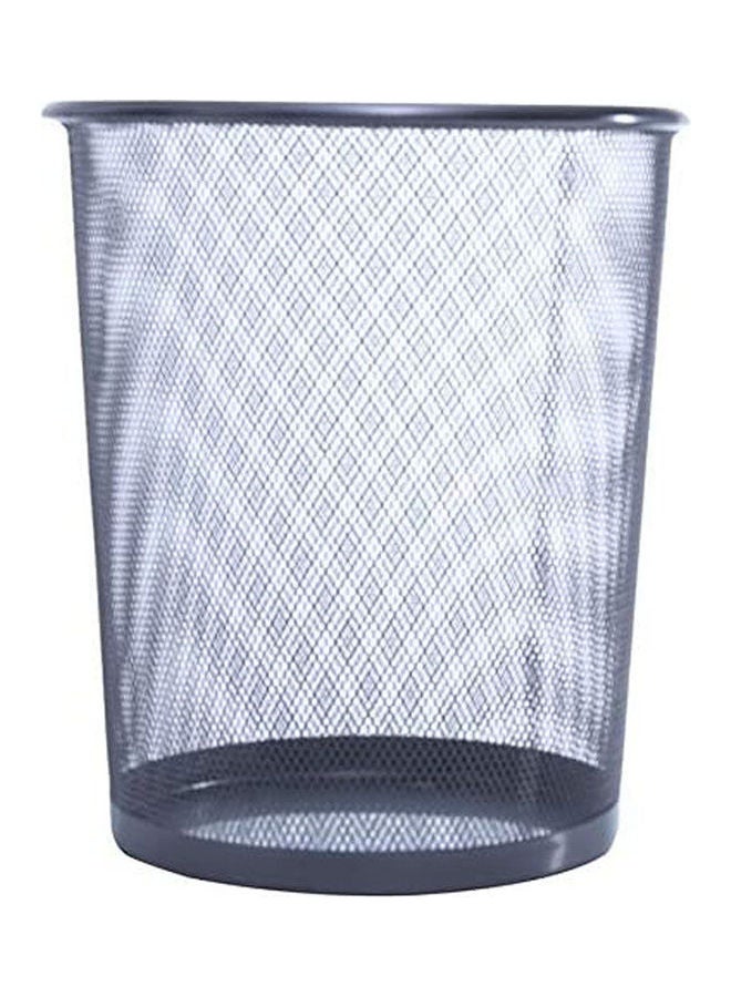 House - Home Acrylic Bathroom Waste Bin Black - Image 2