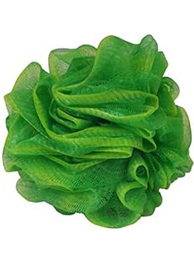 Set Of 2 Bathing Loofahs Green