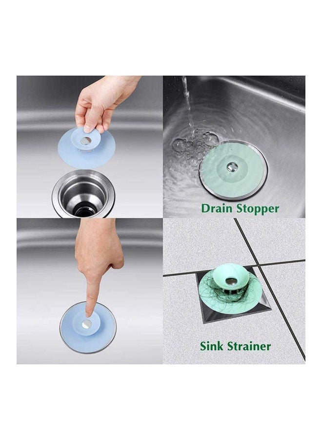 Shower Drain Stopper Strainers Deodorizer Plug Hot Bathtub Cover Pink  - Image 2