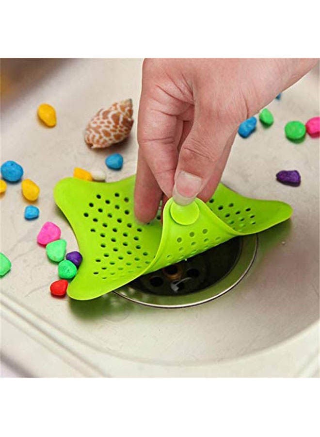 Floor Drain Hair Stopper Bath Catcher Sink Strainer Green  - Image 2