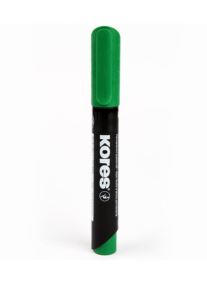 Kores K-Marker Permanent Marker XP2 Chisel Tip 20955 Green - Image 2