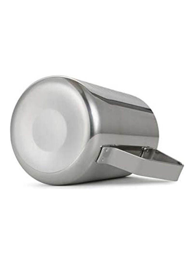 Generic Milk Frothing Pitcher With Measurement Markings Inside And Outside Silver 600ml  - Image 2