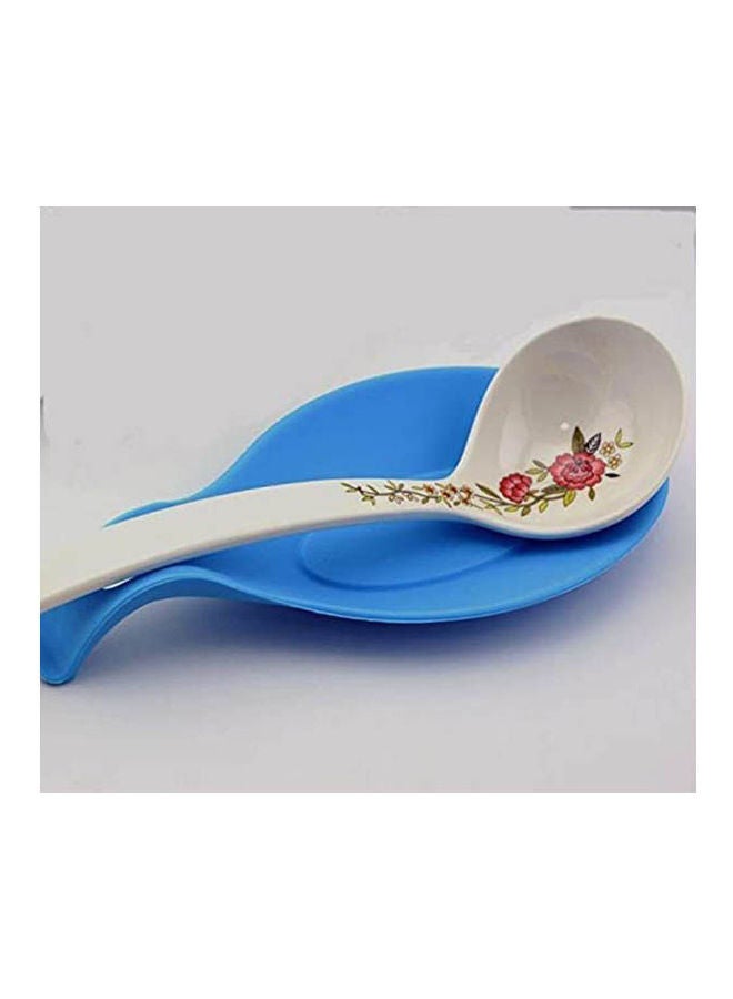 Silicone Spoon Rest Blue - Image 2