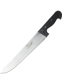 ماركة غير محددة Stainless Knife With Plastic Handle Black 