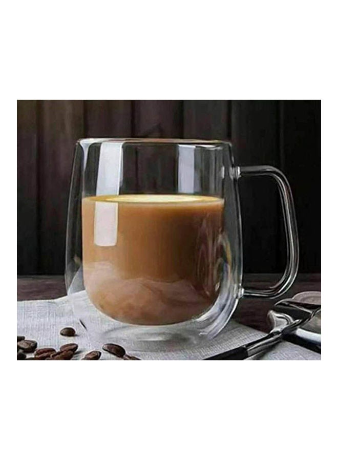 كوب كابتشينو زجاجي مزدوج  - Image 2