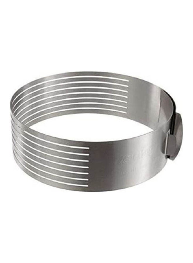Mousse Ring Cake Layer Cut Silver