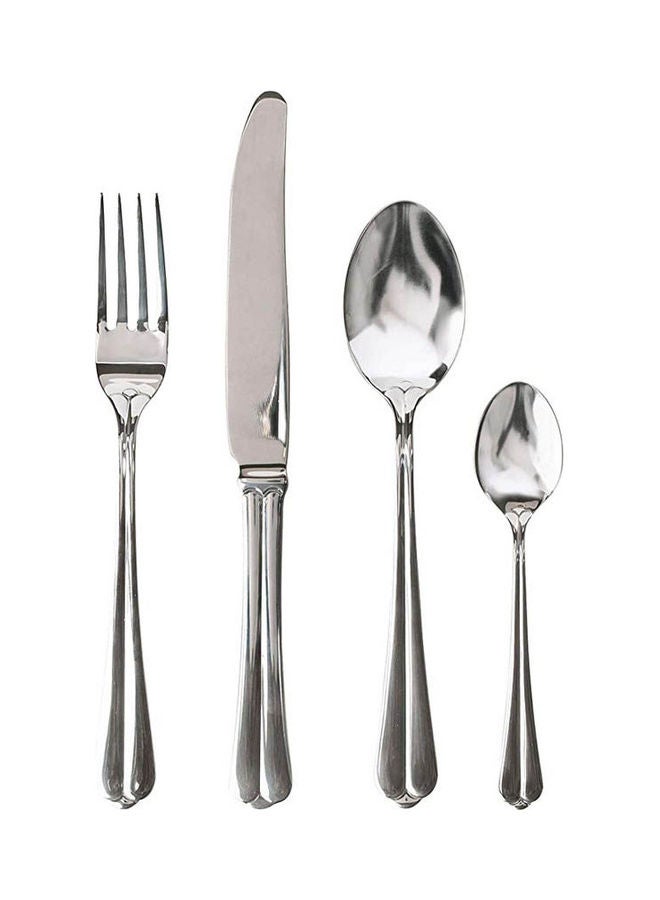ماركة غير محددة 24 Piece Cutlery Set Silver 