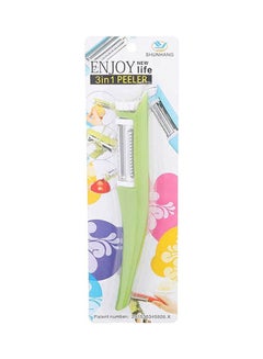 Vegetables Peeler 3 In 1 Green