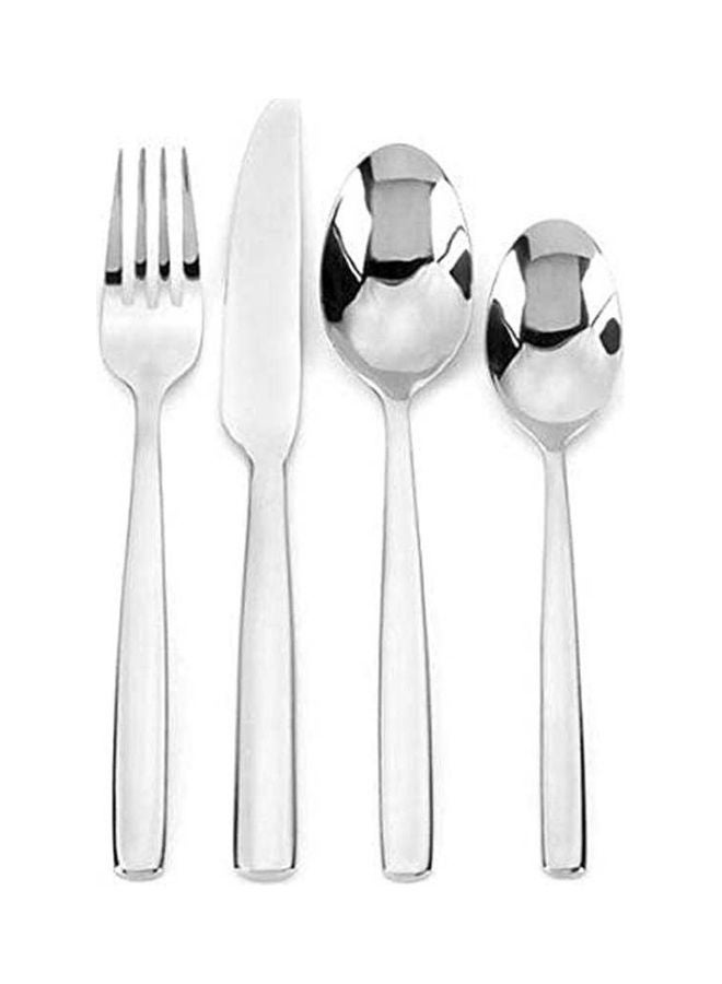 ماركة غير محددة Cutlery Set - 4 Pieces Silver 