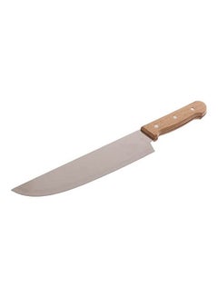 ماركة غير محددة Stainless Steel Knife With Wooden Handle Silver 