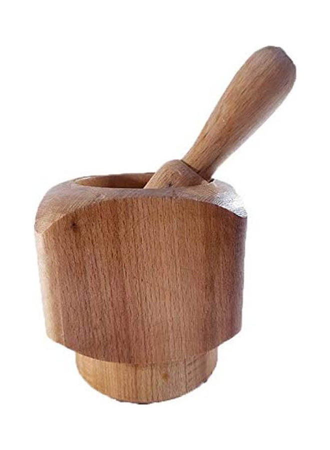 Wood - Mortar and Pestle Sets Beige 