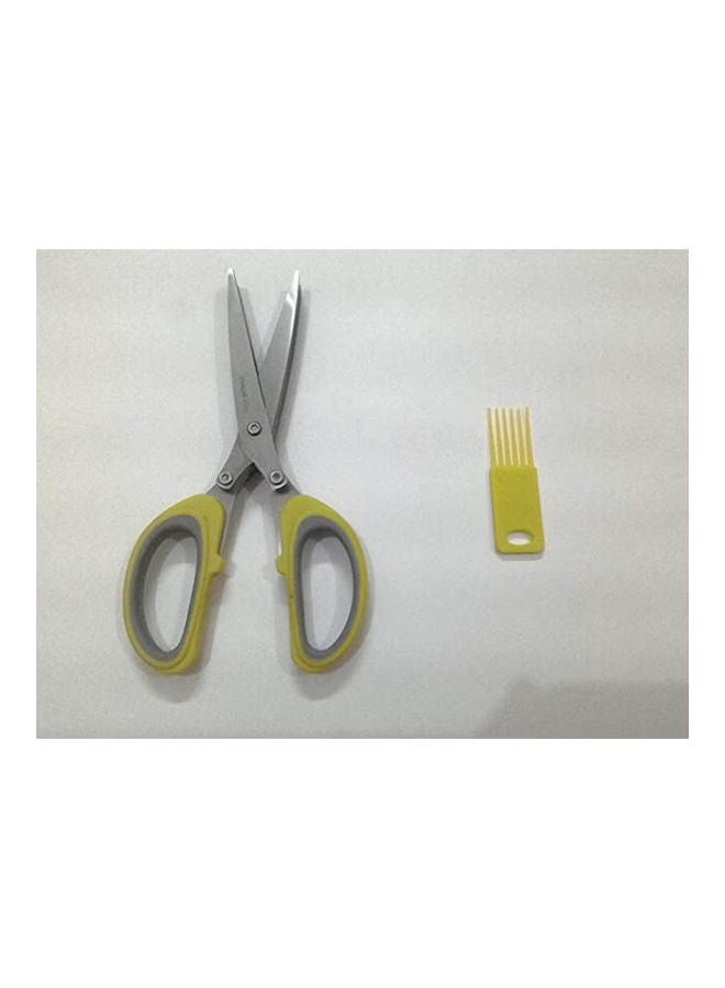 Vegetables Scissor With Five Blades Green  - Image 1