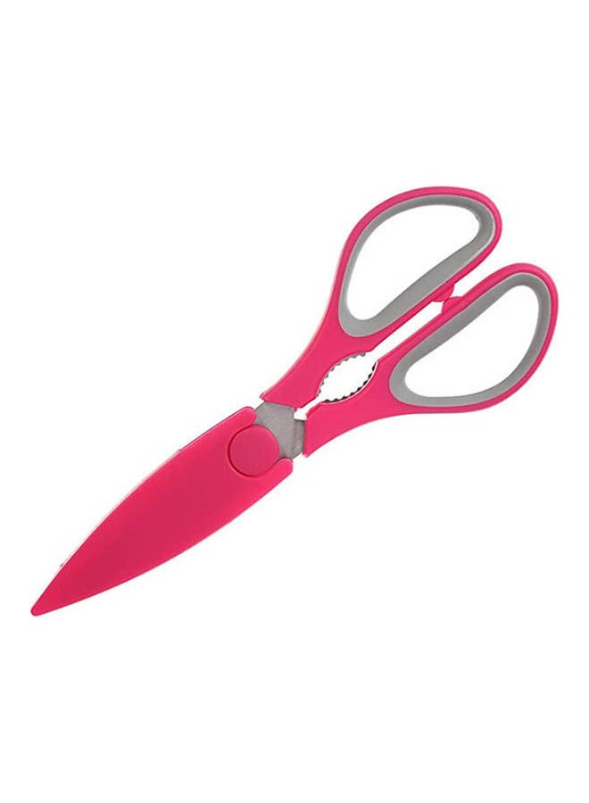 Vegetables Scissors With Plastic Hand Pink - Image 1